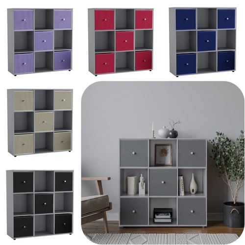 Cube bookcase wide shelf - bookcase,