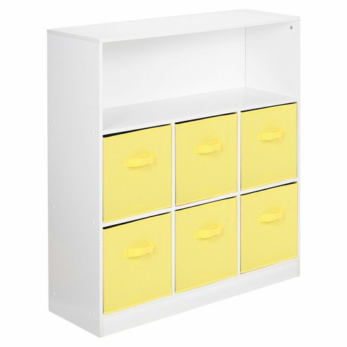 Wooden white wide cubed - white,