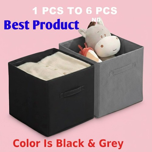 6pcs fabric box organiser - fabric,