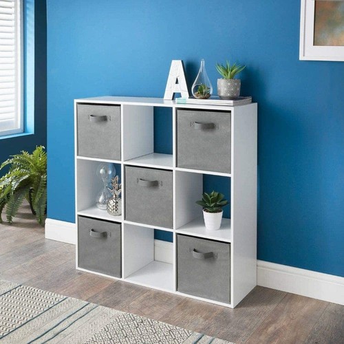 Cube storage unit wooden - 9,