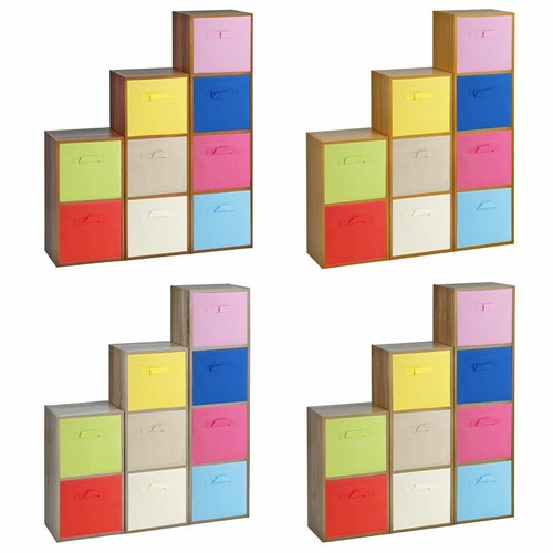 Wooden cubed bookcase - cubed,