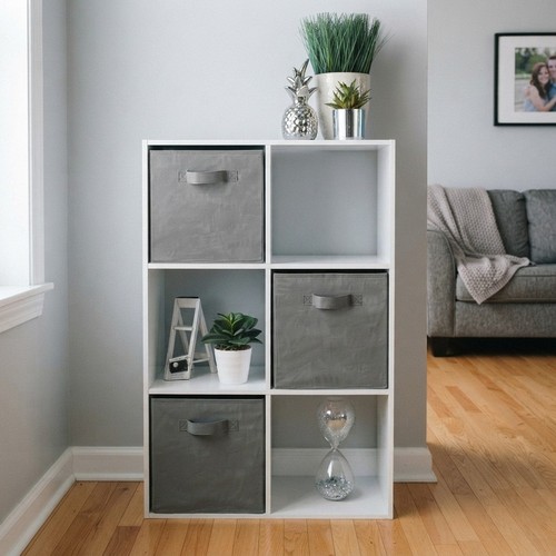 Cube wooden storage unit oak - wooden,