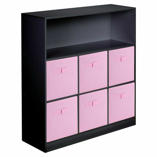 Wooden black cubed cupboard - 7,