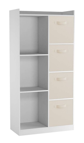 Cube wooden bookcase - wooden,