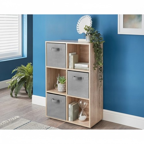 Wooden storage shelving unit - unit, 6