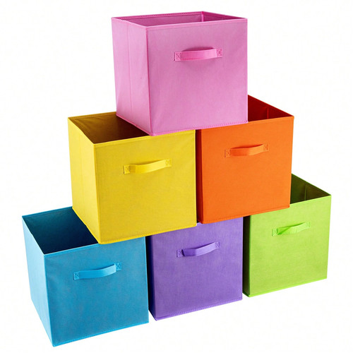 Multicolor foldable cube - foldable,