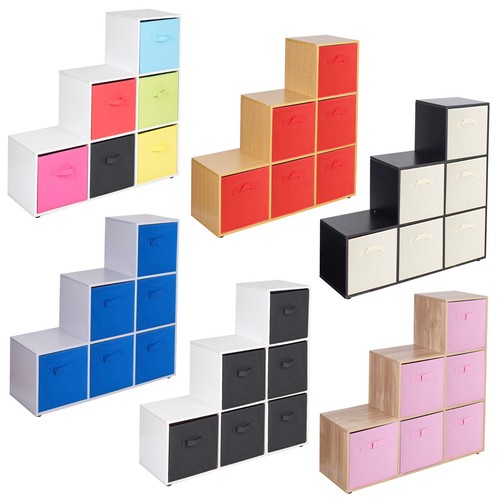 Cube step storage bookcase - 6,