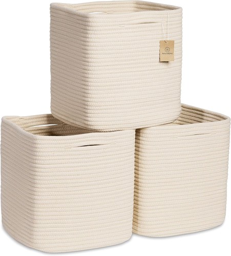 Cotton rope storage cubes - rope,