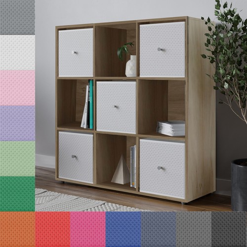 Cube oak bookcase - cube, shelving