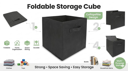 Cube storage boxes fabric - boxes,