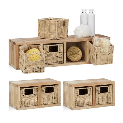 Wall shelf cube - , set