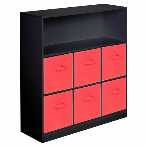 Wooden black wide cubed - wide,