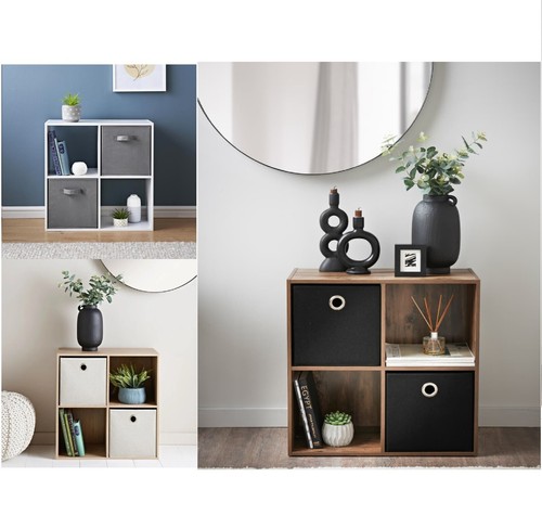 Cube baskets wooden - cube,, 2